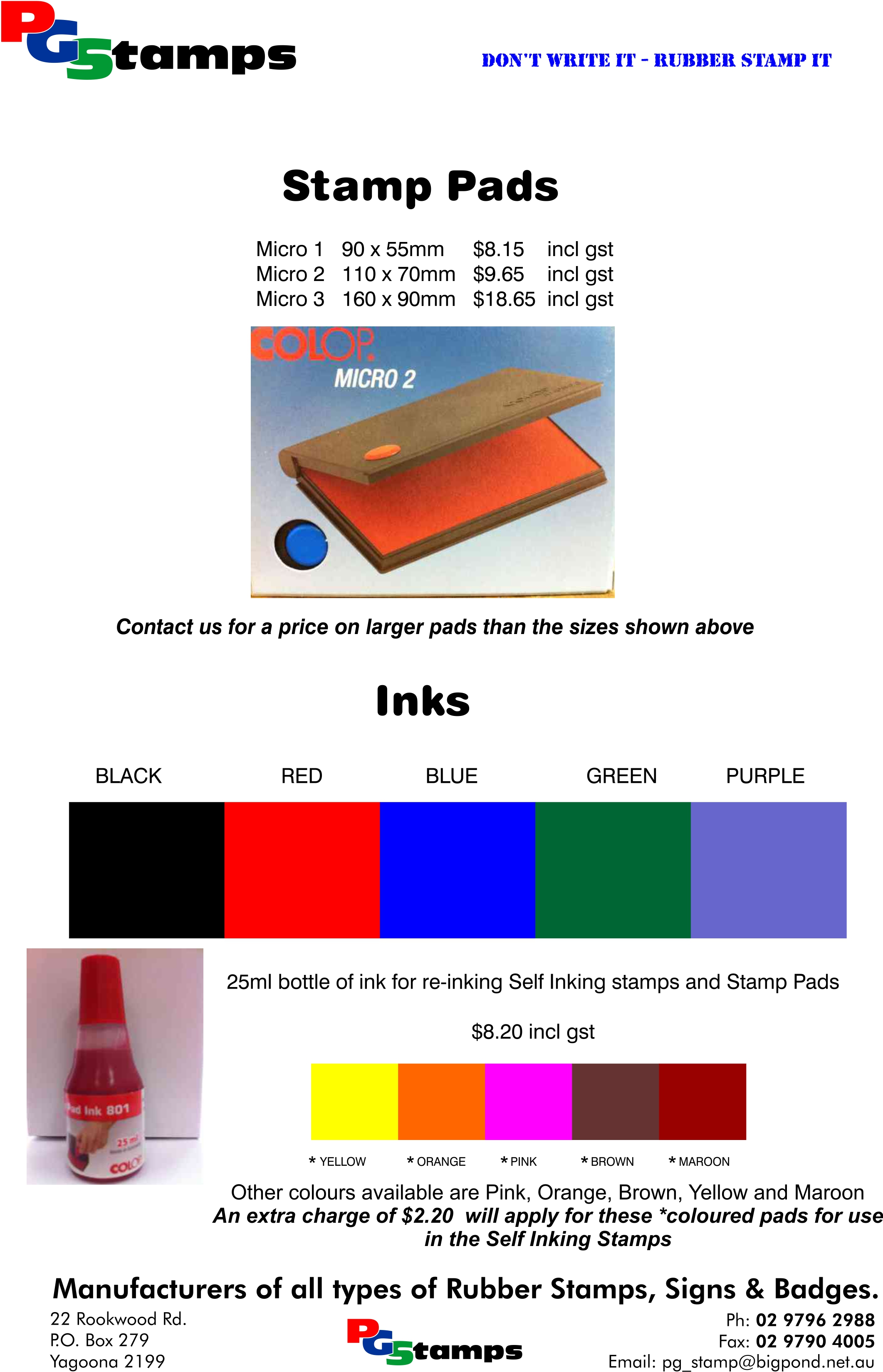 How to ink your Rubber Stamp Pads Pads and Inks