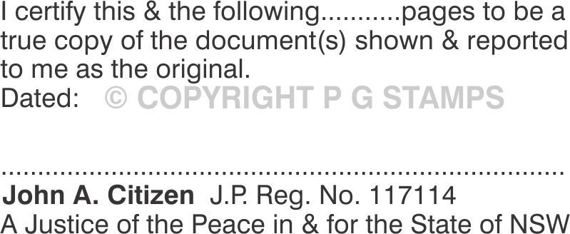 J. Peace No 12 $42.20 incl gst. Image Area 68mm x 28mm