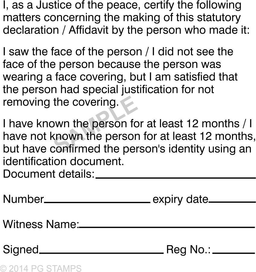 ACT38  JP Generic Identification Stamp