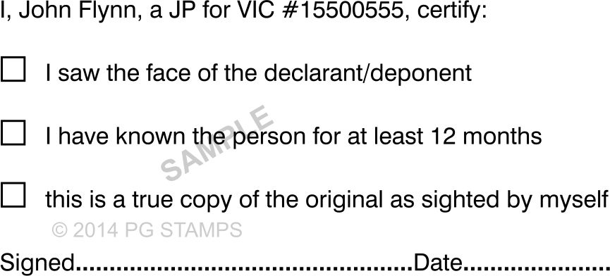 VIC27  JP Identification/Certification