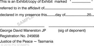 TAS13  JP Affidavit