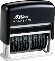 NUMBERER - PLASTIC - SELF INKING 13 BANDS $19.25 incl. gst.