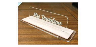 PERSONALISED DESK SIGN SMALL