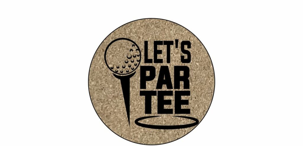 CORK COASTERS GOLF THEME