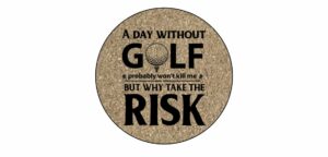 CORK COASTERS GOLF THEME