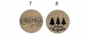 CORK COASTERS XMAS THEME