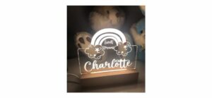 SWEET DREAMS RAINBOW ACRYLIC LED LIGHT with BASE
