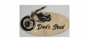 TIMBER OVAL PLAQUES FOR DAD