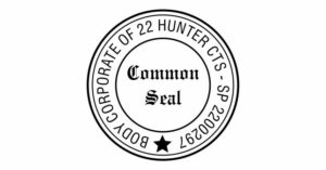 Common Seal No. 6 SELF INKING