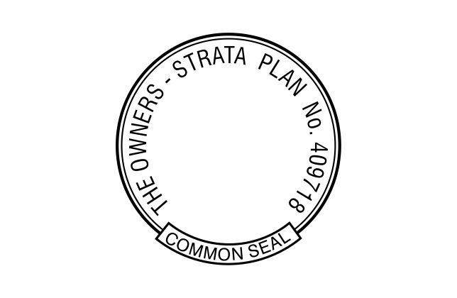 Common Seal No. 7-- SELF INKING