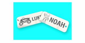 PERSONALISED NAME TAG LARGE with/without image