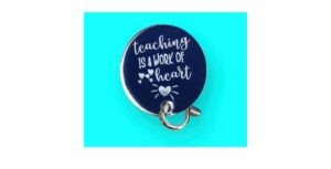 KEYRING with TEACHER QUOTES