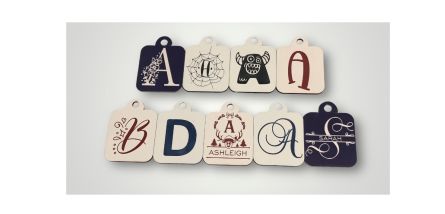 KEY RING MINIS - ALPHABET STYLE