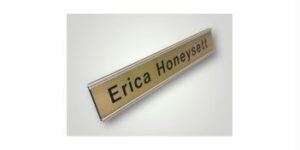 METAL DESK SIGN