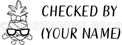 Pinapple 7 - CHECKED BY teacher stamp