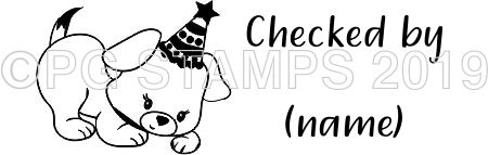 Puppy 13 - CHECKED BY teacher stamp