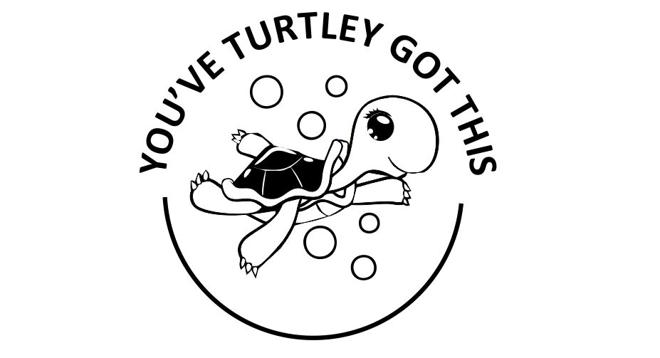TURTLEY GOT THIS  Motivational Teacher Stamp