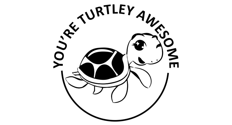 TURTLEY AWESOME Motivational Teacher Stamp