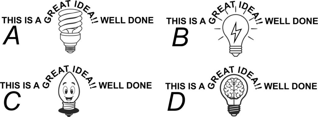 This is a GREAT IDEA Teacher Stamp