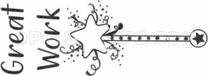 Wizard 2 GREAT WORK Teacher Stamp
