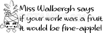 FINEAPPLE motivational teacher stamp